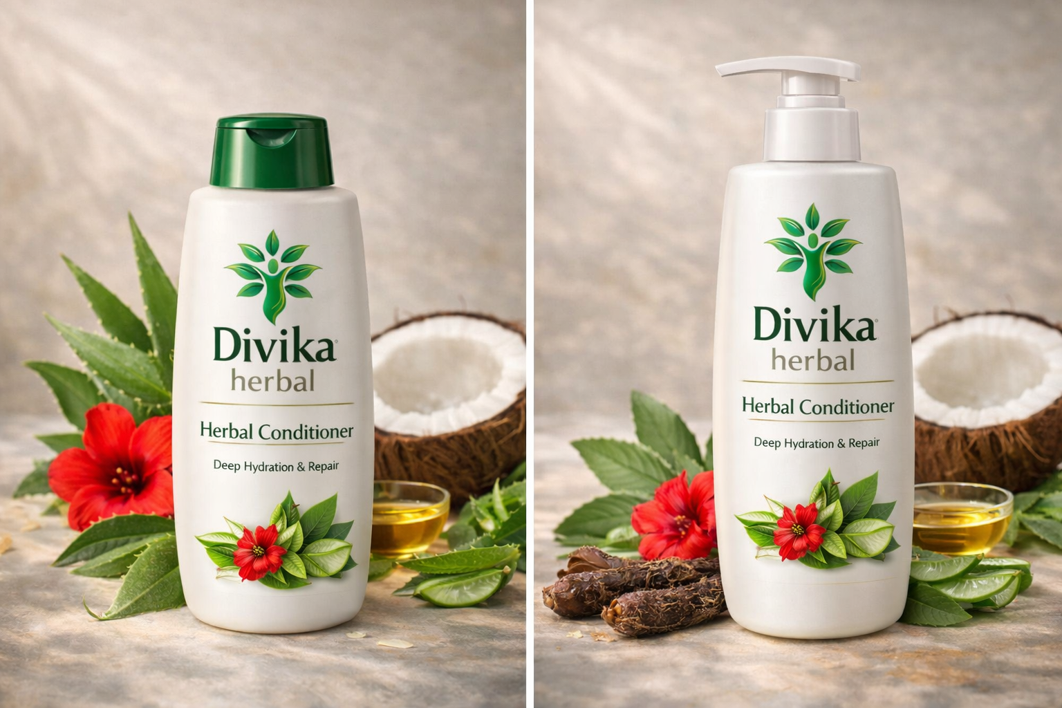 Divika Herbal Conditioner - Natural hair conditioner with amla & bhringraj
